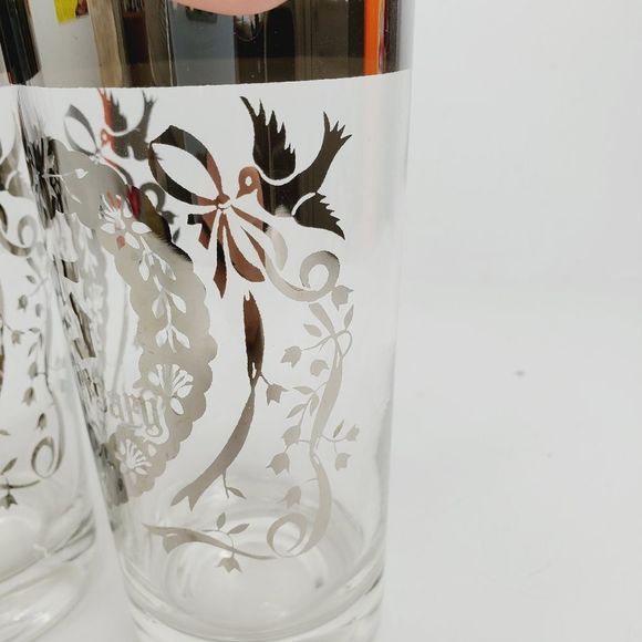 Vintage 25th anniversary glasses - Picture 5 of 7